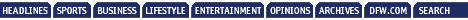 Click on the section you wish to visit